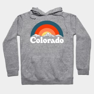 Vintage Colorado Mountains Hoodie